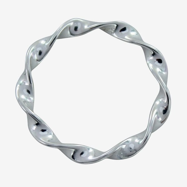 Sterling Silver Twister Ring - Reeves & Reeves