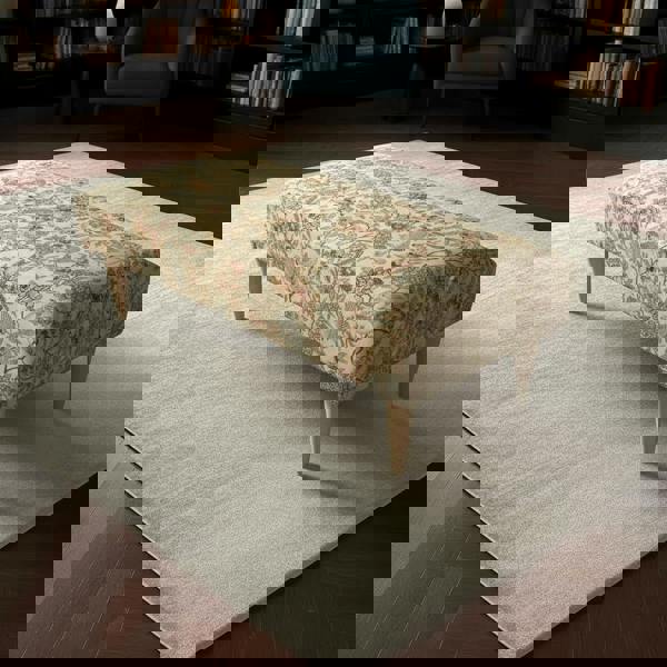 Premium Patterned Lid Coffee Table Ottoman – Multi - Functional Luxury Storage Bench - ISTOOLS