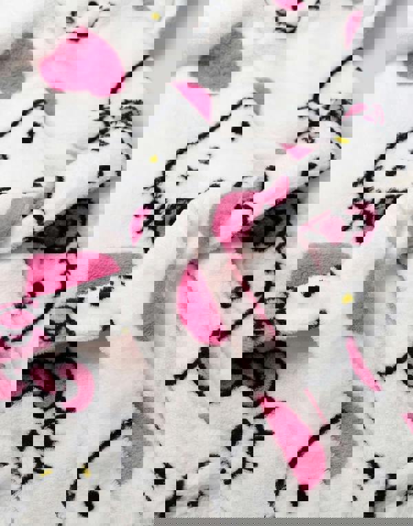 Hello Kitty Womens Multicoloured Character Hooded Bathrobe