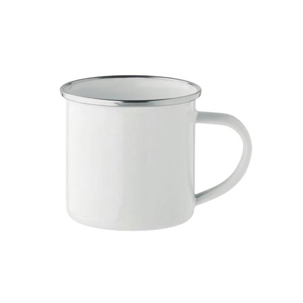 MidOcean Plateado S Enamel Sublimation 200ml Mug - White - 