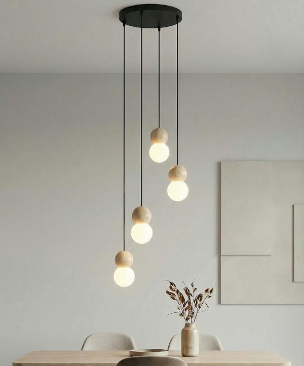 Emibig LOOP Pendant Lamp 4 x G9 Black