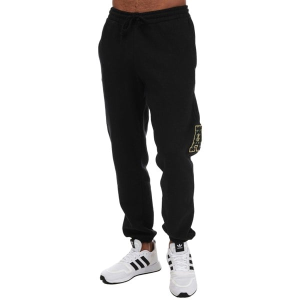 Adidas Mens All SZN X Logomania Jogging Bottoms - Black