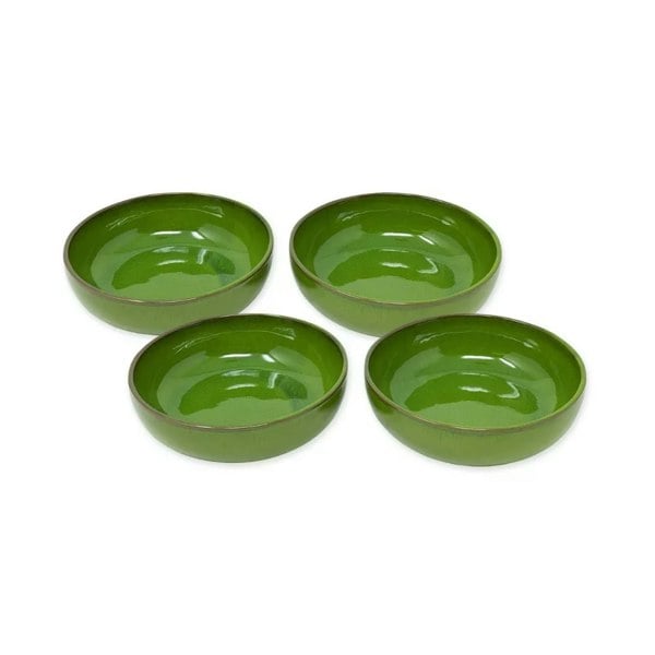 Selena Shallow Bowl 14cm - Green