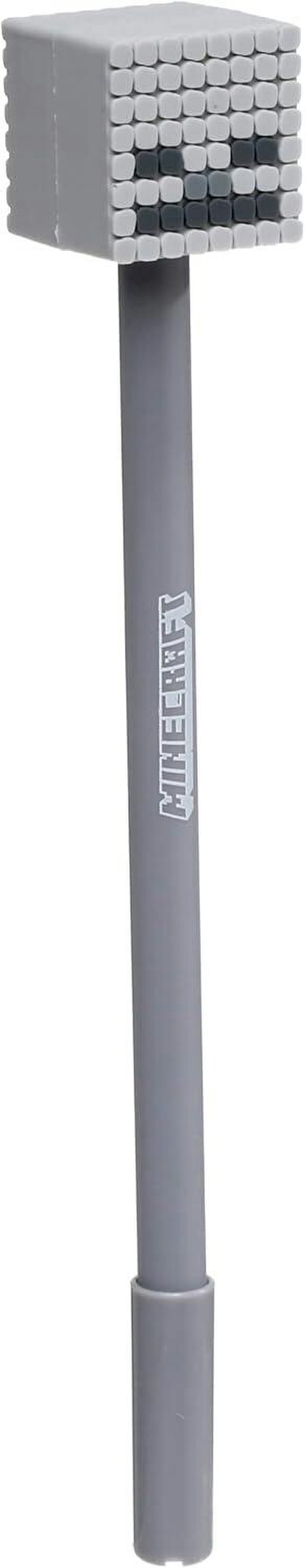 Puckator Minecraft Fine Tip Black Pens Silicone Toppers Set of 8