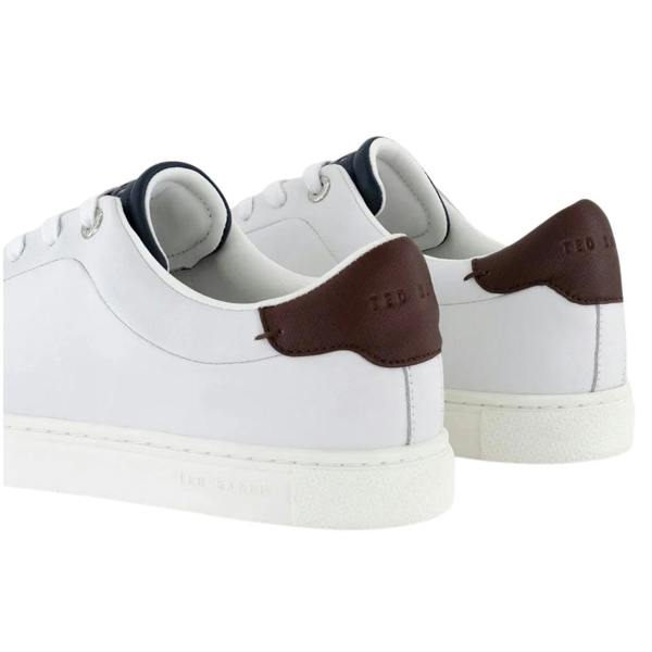 Ted Baker Rbertoo White Leather Trainers