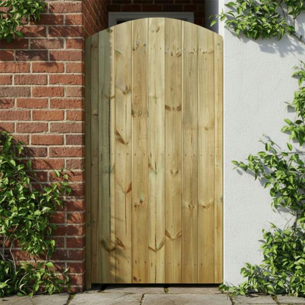 gate tongue & groove fully framed arch top [h.1800 x w.1050] 10