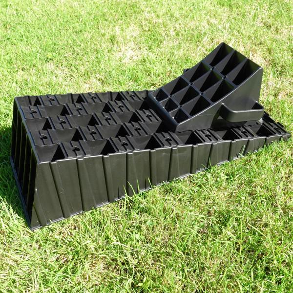 Milenco Caravan Motorhome Leveller MGI Wedge Levelling Ramp With Chock