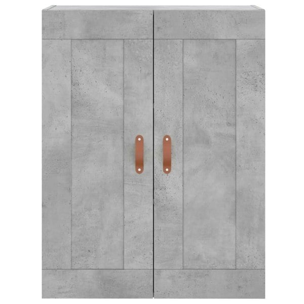 Berkfield Wall Mounted Cabinet Concrete Grey 69.5x34x90 cm Engineered Wood