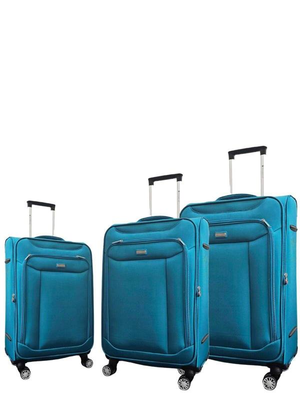 Snowball Soft Lightweight Dual 4 Wheel Suitcase Luggage