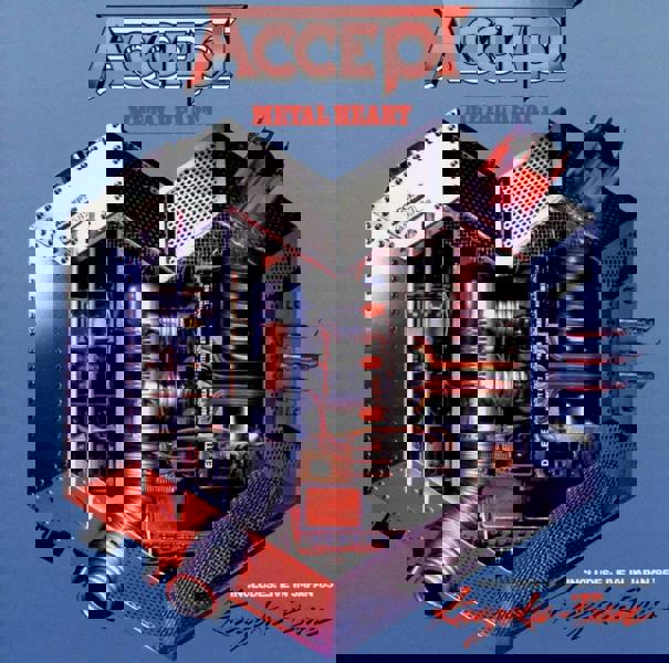 Accept 'Metal Heart' + 'Kaizoku-Ban: Live In Japan' CD Jewel Case