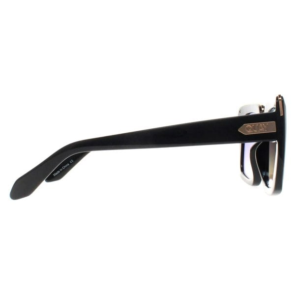 Quay Sunglasses Total Vibe Remixed BLK Black Grey Brown Gradient
