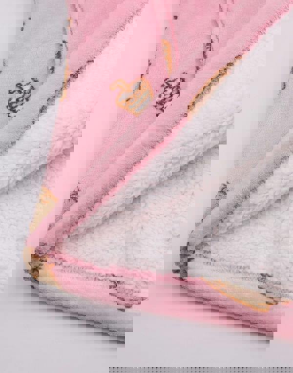 Pusheen Girls Pink Food AOP Blanket Hoodie (One Size)