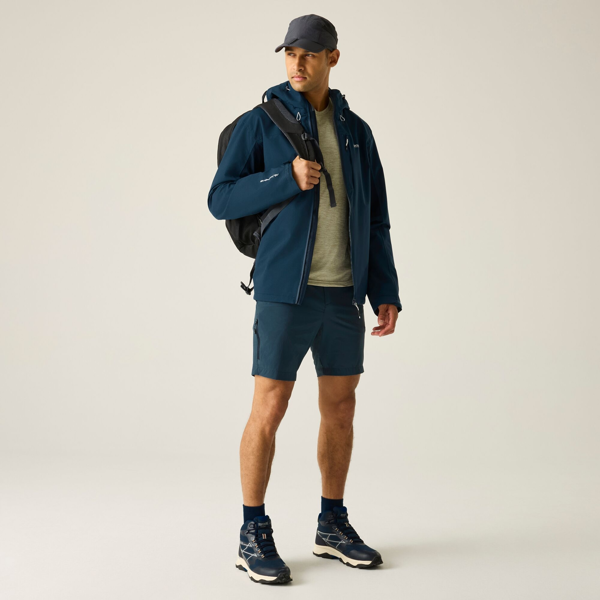 Regatta Mens Birchdale II Waterproof Jacket - Moonlight Denim/Navy