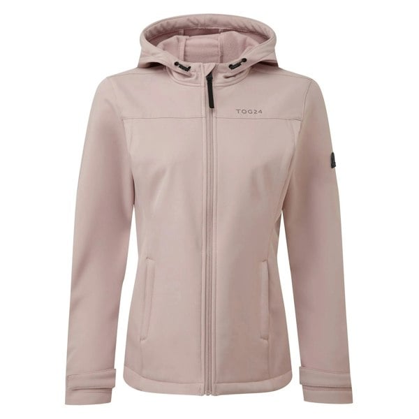 TOG24 Womens/Ladies Keld Hooded Soft Shell Jacket - Dusky Pink