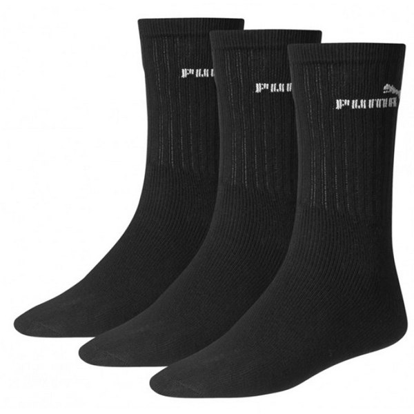 Puma Unisex Adults Crew Socks (Pack Of 3) - Black