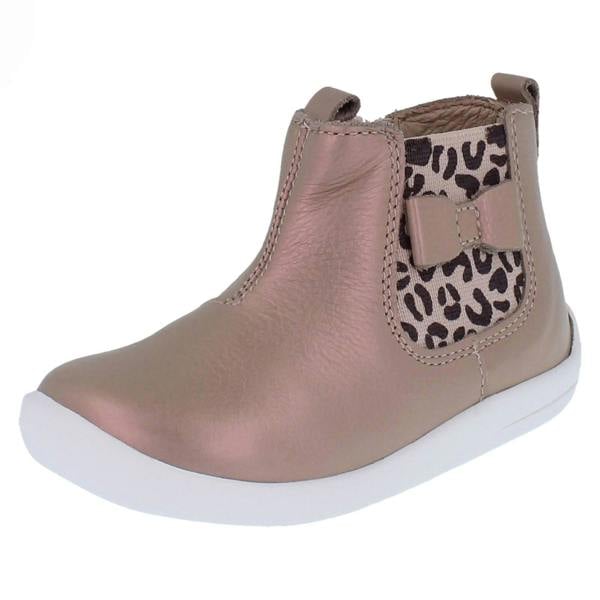 Start-rite Girls Startrite Bow Detailed Gusset Ankle Boots Wonderland