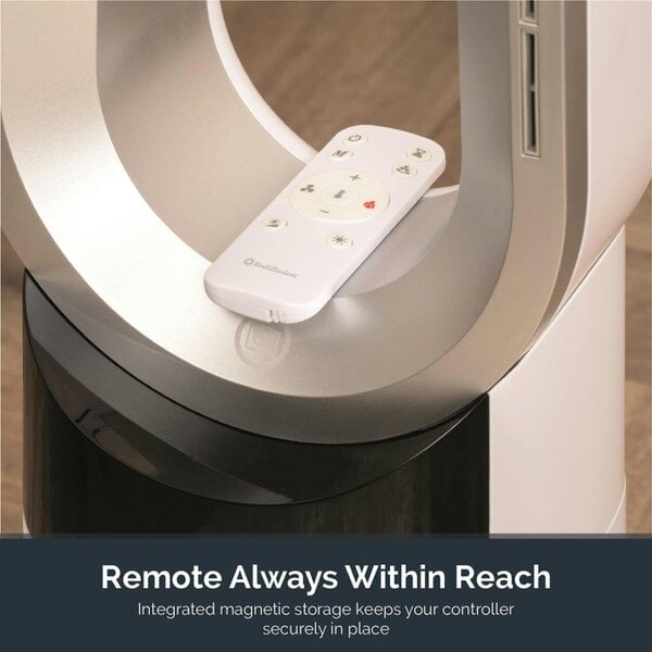 Rediffusion ZenAir Bladeless 3 in 1 Air Purifier, Fan & Heater - White