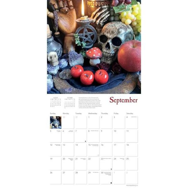 Witchcraft Wicca Calendar 2027, Wall Calendars, Month To View, Lifestyle, Gift