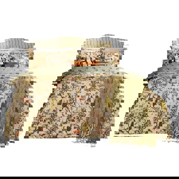 Wylder Fable Reversible Printed Duvet Cover Set - Green Willow