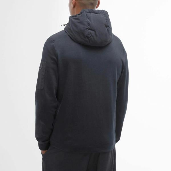 Barbour International Stanley Hooded Quilted Sweatshirt