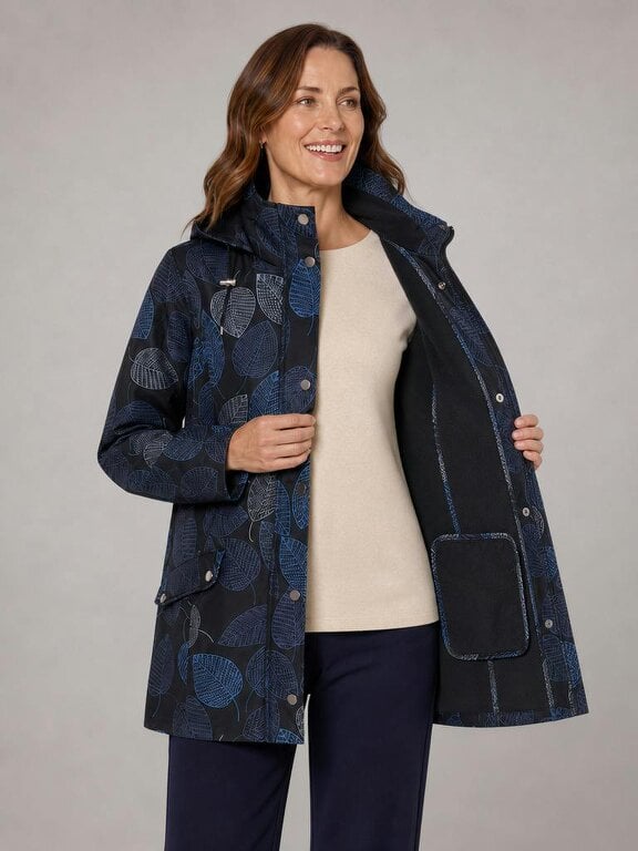 TIGI Leaf Print Coat