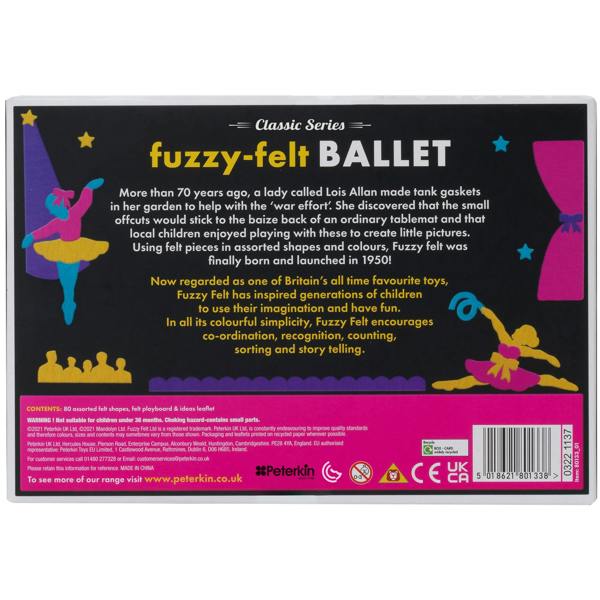 Fuzzy Felt Fuzzy-Felt Retro - Ballet
