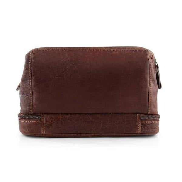 PRIMEHIDE Men’s Leather Wash Bag