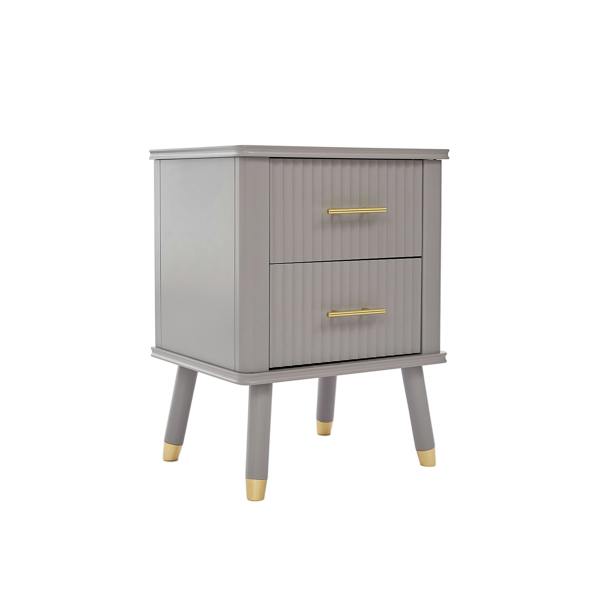 Cabinet Bits Cozzano 2 Drawer  Bedside Table