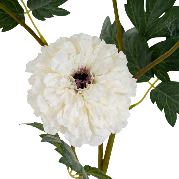 Wyld Haus Set of 3 Artificial Flowers White African Marigold Large Sprays