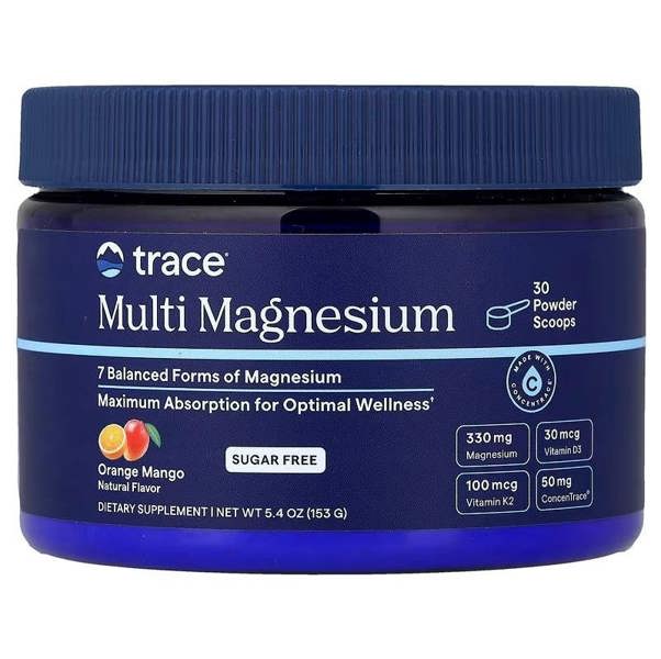 Trace Minerals Multi Magnesium, Orange Mango - 153g