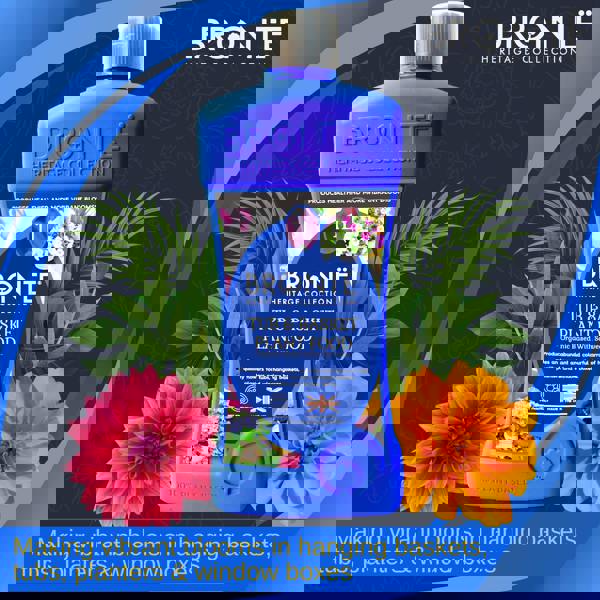 Bronte Heritage Bronte Tub & Hanging Basket Food 1L – Organic, seaweed-enriched fertiliser for patio & window box flowers. Pet-friendly. Makes 250L