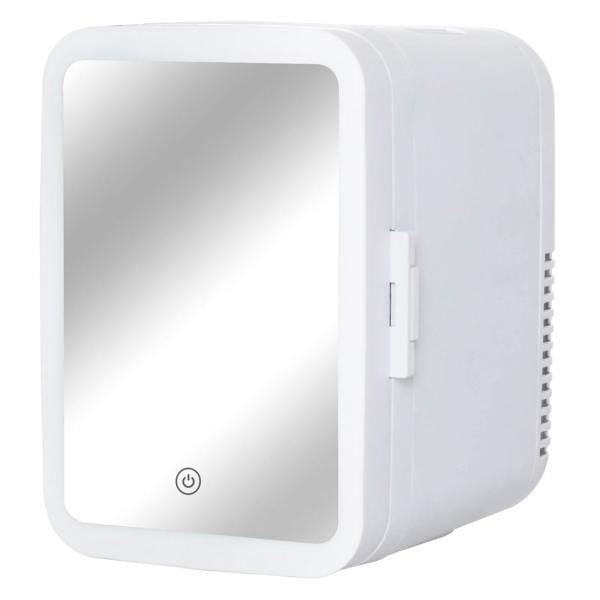 Spector Mini Fridge Portable Cooler Warmer with Mirror 5L for Bedroom Office Car