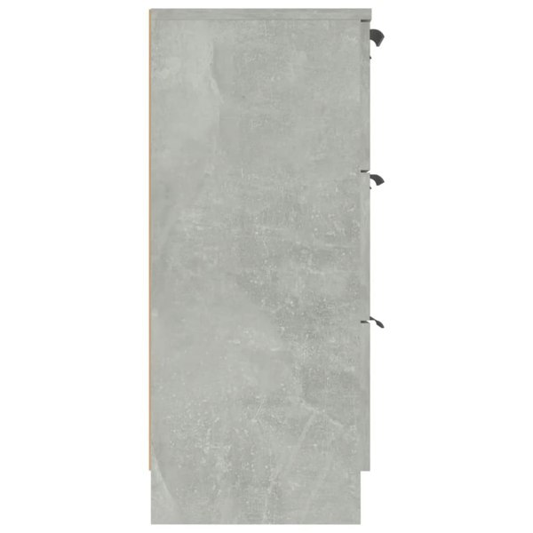 Berkfield Sideboard Concrete Grey 60x30x70 cm Engineered Wood
