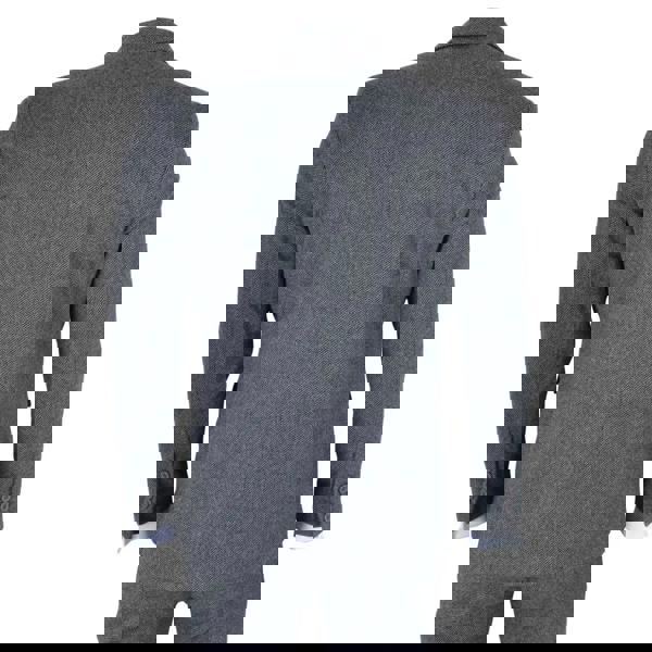 TruClothing IM41 - Men's Grey 3 Piece Tweed Herringbone Suits