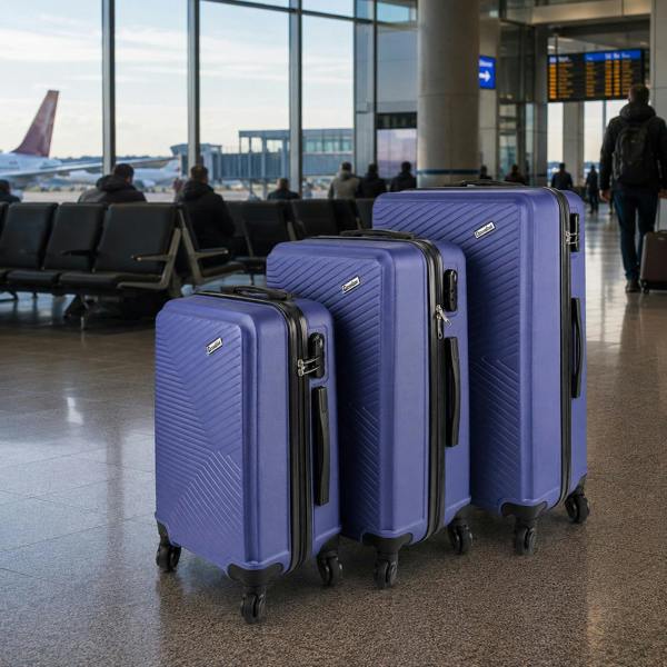 Groundlevel XL Delta Hard Shell 3 Piece Luggage Set