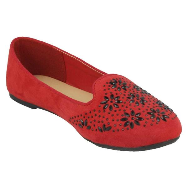 Spot On Girls Spot On Flat Slipper Cut Ballerinas H2441