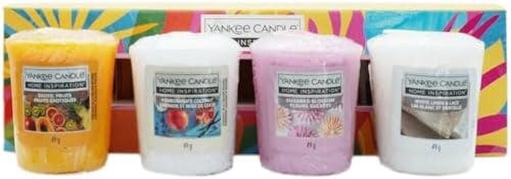 Yankee Candle Scented Candle Gift Set Bundle 4 x 49g