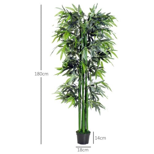 Wyld Haus Marifa Artificial Bamboo Style Tree In Pot For Interior Planters And Office Spaces