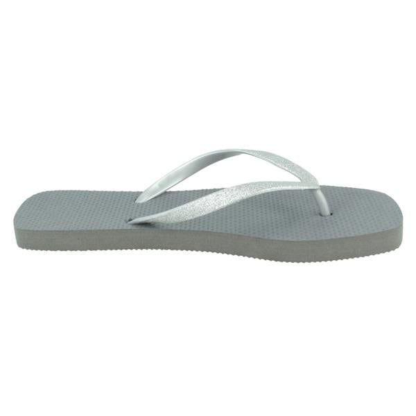Spot On Ladies Spot On Squared Toe Flip Flops F00389