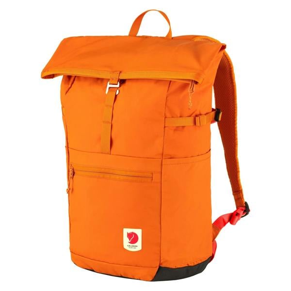 Front view of Fjallraven High Coast Foldsack 24 for Men in Sunset Orange