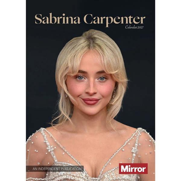 Sabrina Carpenter A3 Calendar 2027, Wall Calendars, Month To View, Entertainment, Gift