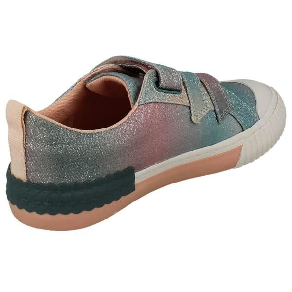 Clarks Girls Clarks Glittery Doodle Foxing Brill