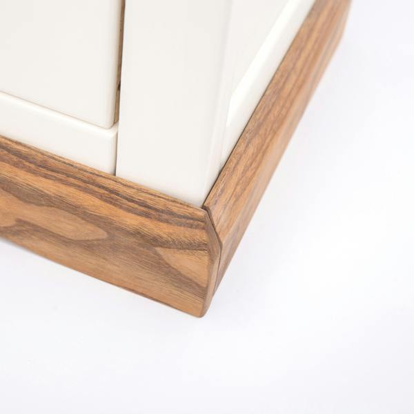 Cabinet Bits Tropea 2 Drawer Petite Bedside Table