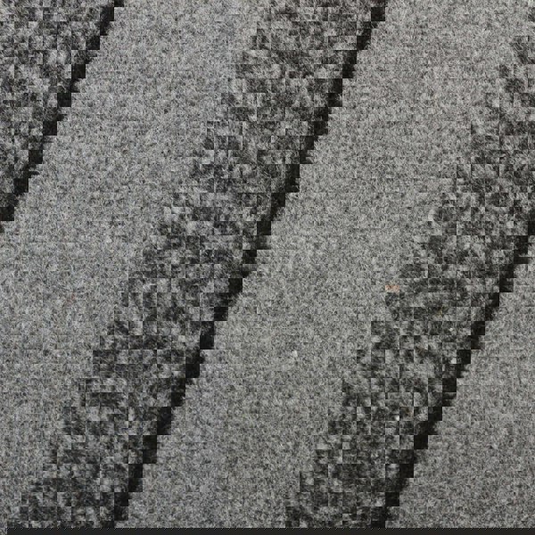 JVL Miracle Machine Washable with Stripes Barrier Mat, 40x60cm, Grey