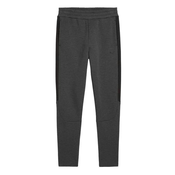 Puma Mens Evostripe Core Fleece Tapered Joggers - Dark Grey Heather - 