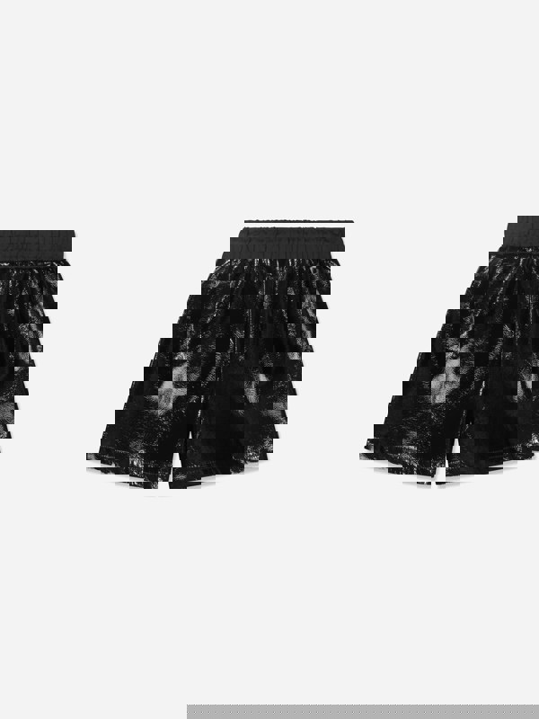 DKNY Girls Shiny Shorts in Black