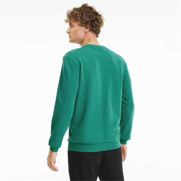 Puma Mens Crew Neck Regular Sweatshirt - Pepper Green - 