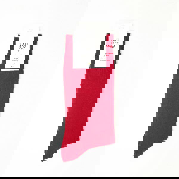 Jemsox Plain Comfort Welt Organic Cotton Mens Socks | Soft Flat Knit & All-Day Comfort