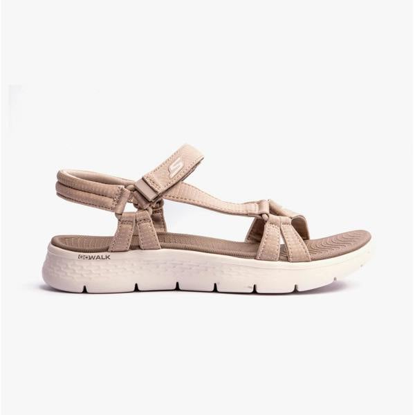 Skechers 141451/TPE GO WALK FLEX Slingback Sandals Sandals   in  Taupe