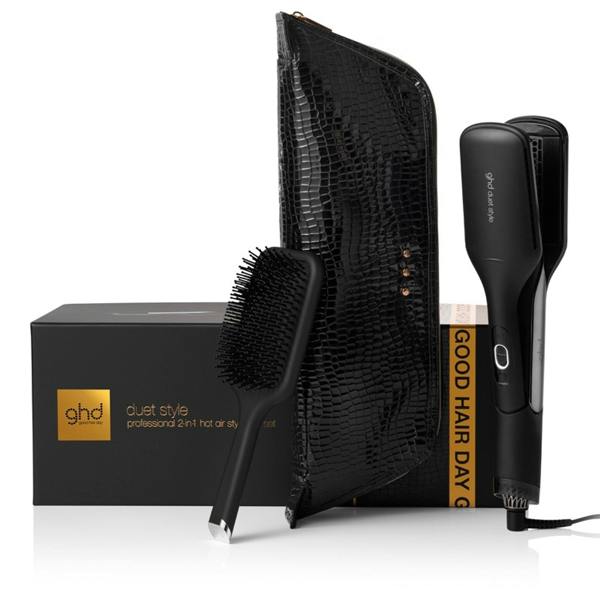 GHD Duet Style Festive Hot Air Styler Paddle Brush Set